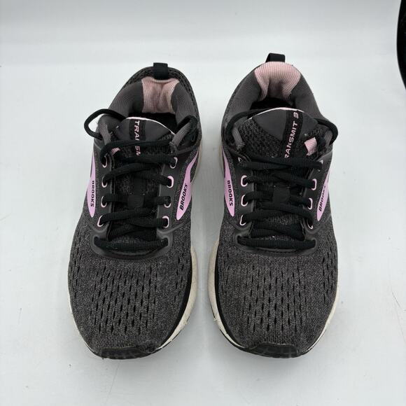 Brooks Sneakers Womens Size 6.5‎ B Transmit 3 Running Hiking Black Pink - Picture 4 of 10